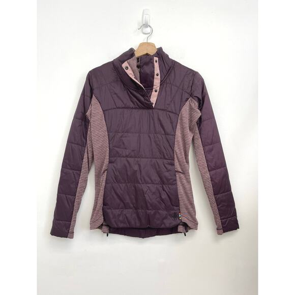 Smartwool Double Propulsion 60 Insulated Pullover QuarterSnap Midlayer Jacket XS - Picture 13 of 13
